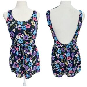 Blair Vintage 90’s Floral Swim Romper